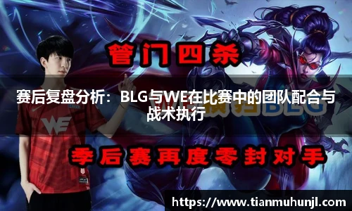 赛后复盘分析：BLG与WE在比赛中的团队配合与战术执行
